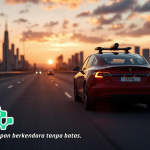 Mobil modern dengan tesla FSD menghadirkan teknologi berkendara otomatis